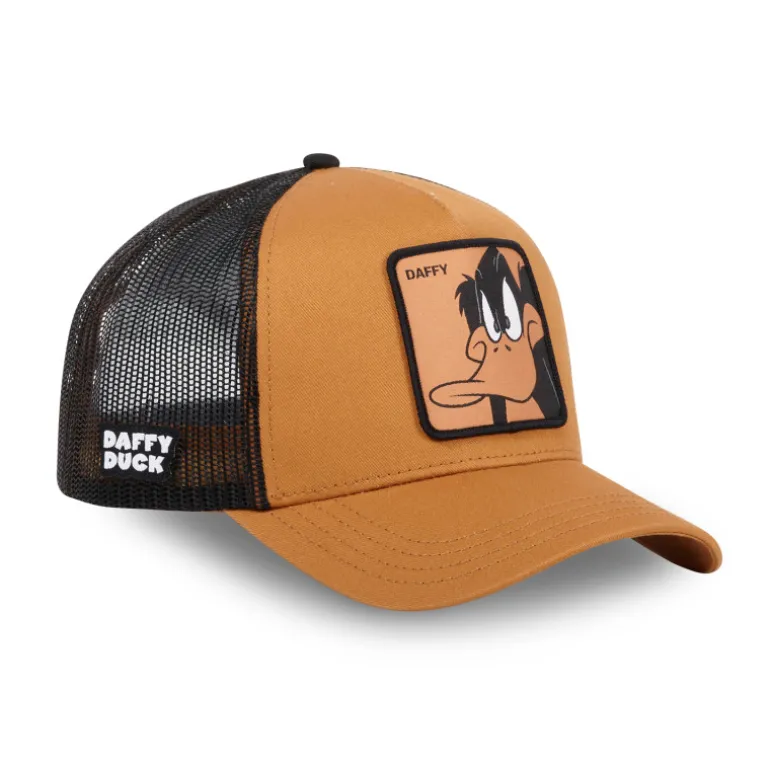 Casquette Trucker Looney Tunes Daffy Duck Snapback - Orange - Capslab