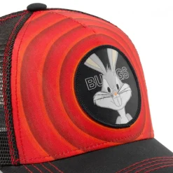 Casquette Trucker Looney Tunes Bugs Bunny Snapback Rouge Capslab