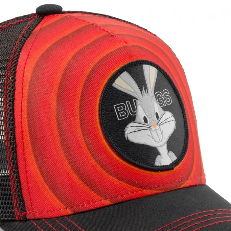 Casquette Trucker Looney Tunes Bugs Bunny Snapback Rouge Capslab