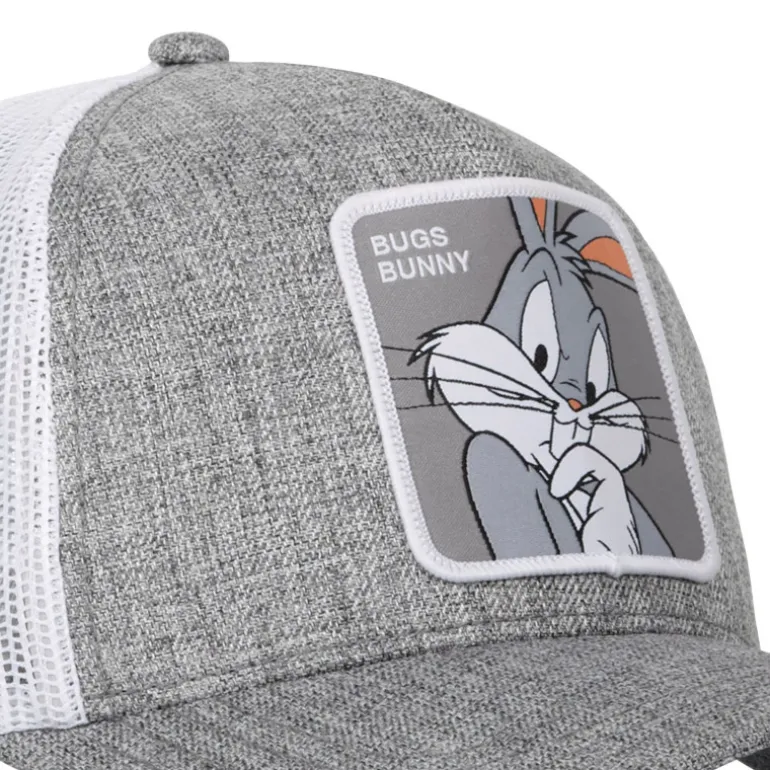 Casquette Trucker Looney Tunes Bugs Bunny Snapback - Grise - Capslab