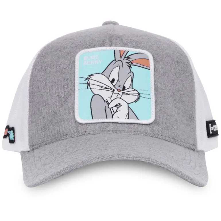 Casquette Trucker Looney Tunes Bugs Bunny Snapback - Grise - Capslab