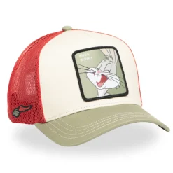 Casquette Trucker Looney Tunes Bugs Bunny Snapback Beige - Capslab