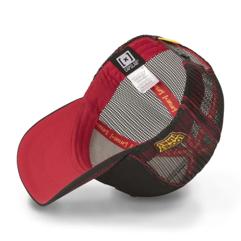 Casquette Trucker Looney Tunes Bugs Bunny, Daffy Duck Snapback Noir Capslab