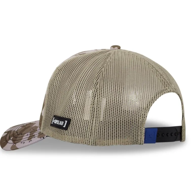 Casquette Trucker Looney Tunes Coyote, Bip Bip Snapback - Beige Camouflage - Capslab