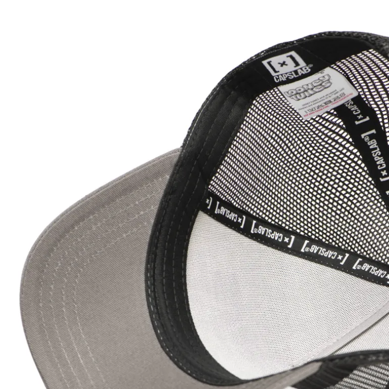 Casquette Trucker Looney Tunes Bugs Bunny Snapback Grise - Capslab