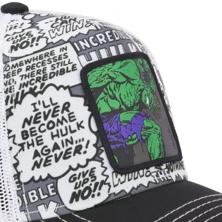 Casquette Trucker Marvel Hulk Scratch Gris Capslab