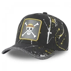 Casquette Trucker One Piece Snapback Noir Capslab