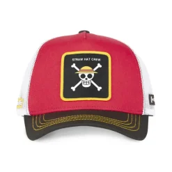 Casquette Trucker One Piece Snapback Rouge Capslab