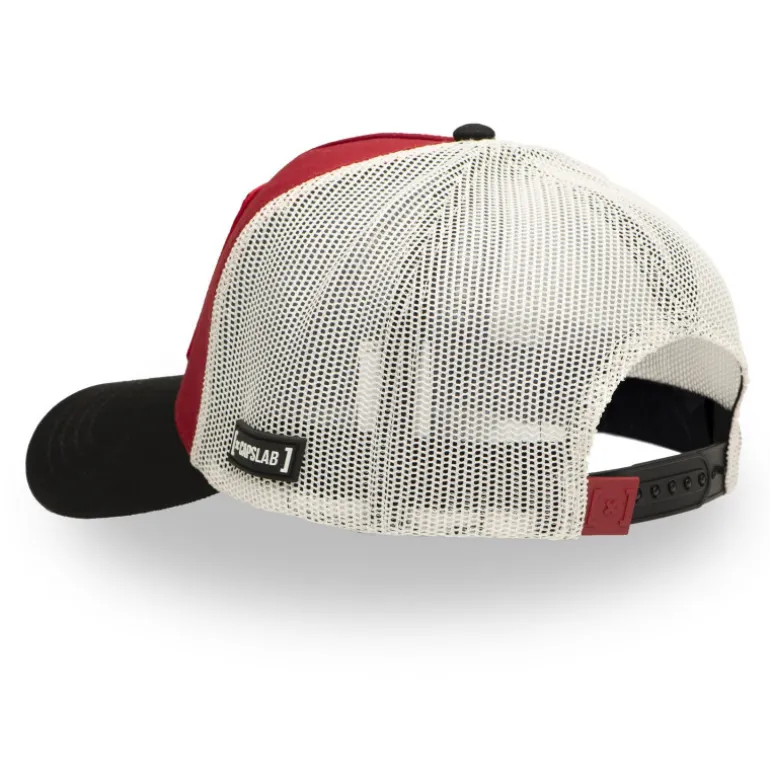 Casquette Trucker One Piece Luffy Snapback Rouge - Capslab