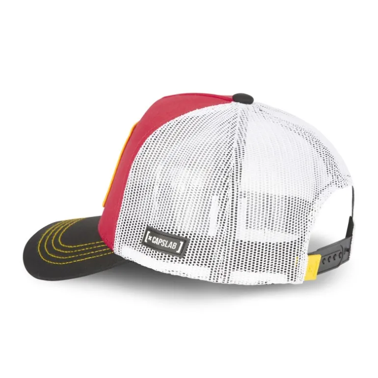 Casquette Trucker One Piece Snapback Rouge Capslab