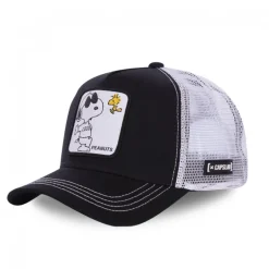 Casquette Trucker Peanuts Snoopy Snapback Noir Capslab
