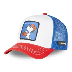Casquette Trucker Peanuts Snoopy Snapback Blanc Capslab