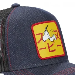 Casquette Trucker Peanuts Snoopy Snapback Bleu Capslab