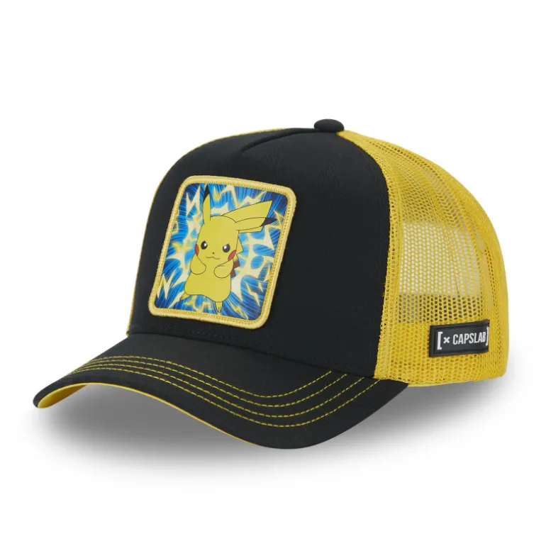 Casquette Trucker Pokemon Pikachu Snapback - Jaune - Capslab