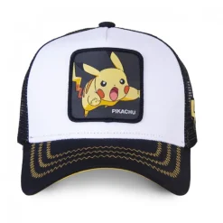 Casquette Trucker Pokemon Pikachu Snapback Blanc Capslab