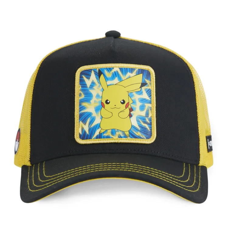 Casquette Trucker Pokemon Pikachu Snapback - Jaune - Capslab