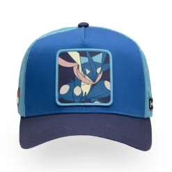Casquette Trucker Pokemon Greninja Snapback Bleue - Capslab