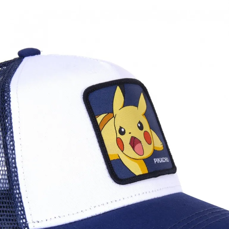 Casquette Trucker Pokemon Pikachu Snapback Bleu Capslab