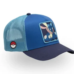 Casquette Trucker Pokemon Greninja Snapback Bleue - Capslab