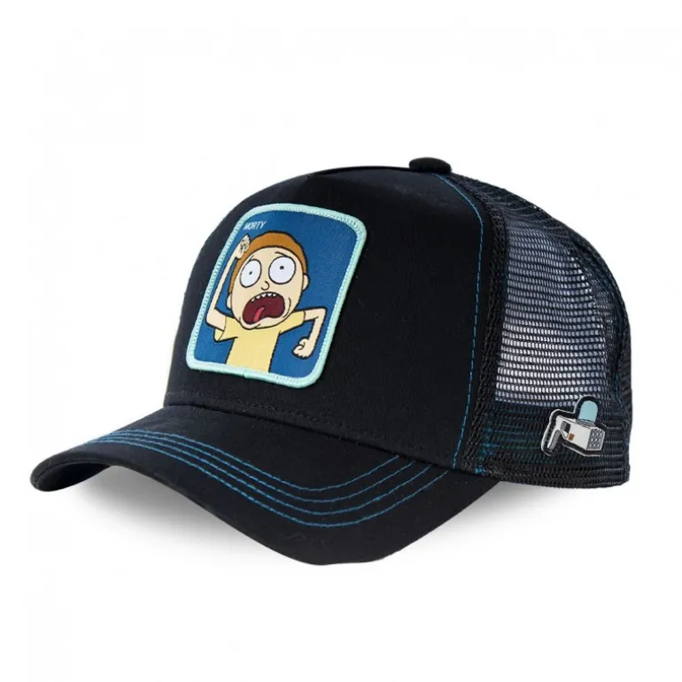 Casquette Trucker Rick And Morty Snapback Noir Capslab