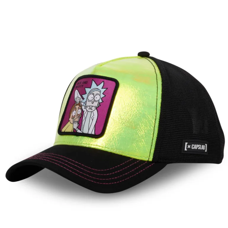 Casquette Trucker Rick And Morty Snapback - Verte - Capslab
