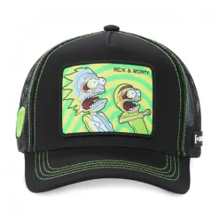 Casquette Trucker Rick And Morty Snapback Noir Capslab