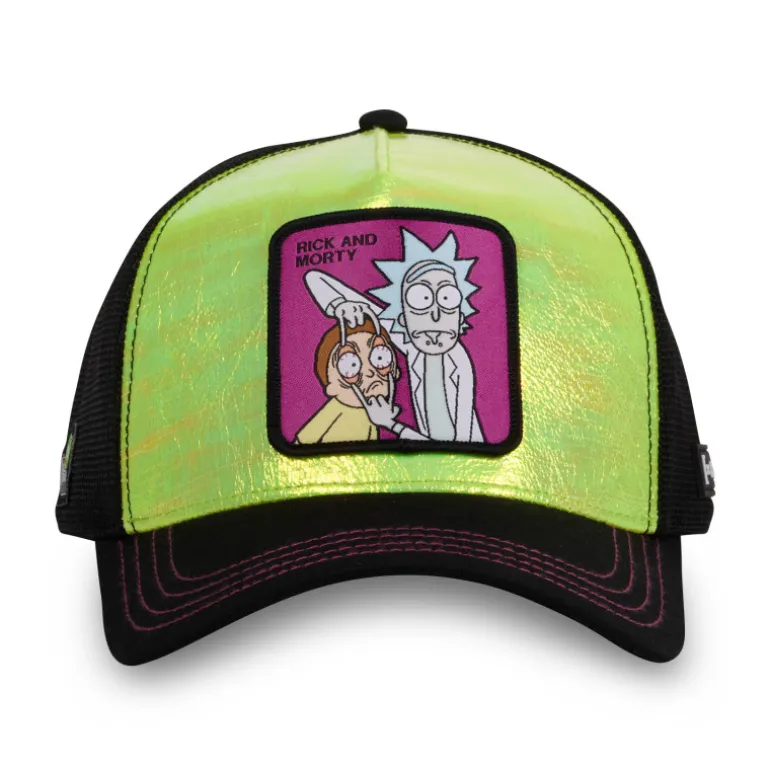 Casquette Trucker Rick And Morty Snapback - Verte - Capslab