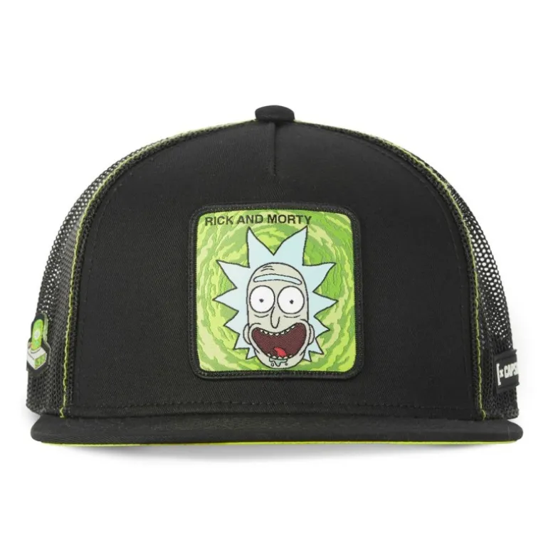 Casquette Trucker Rick And Morty Snapback Noir Capslab