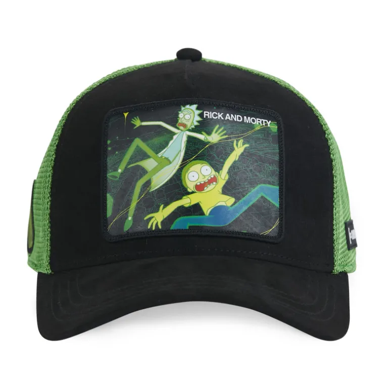 Casquette Trucker Rick And Morty Snapback - Noire - Capslab