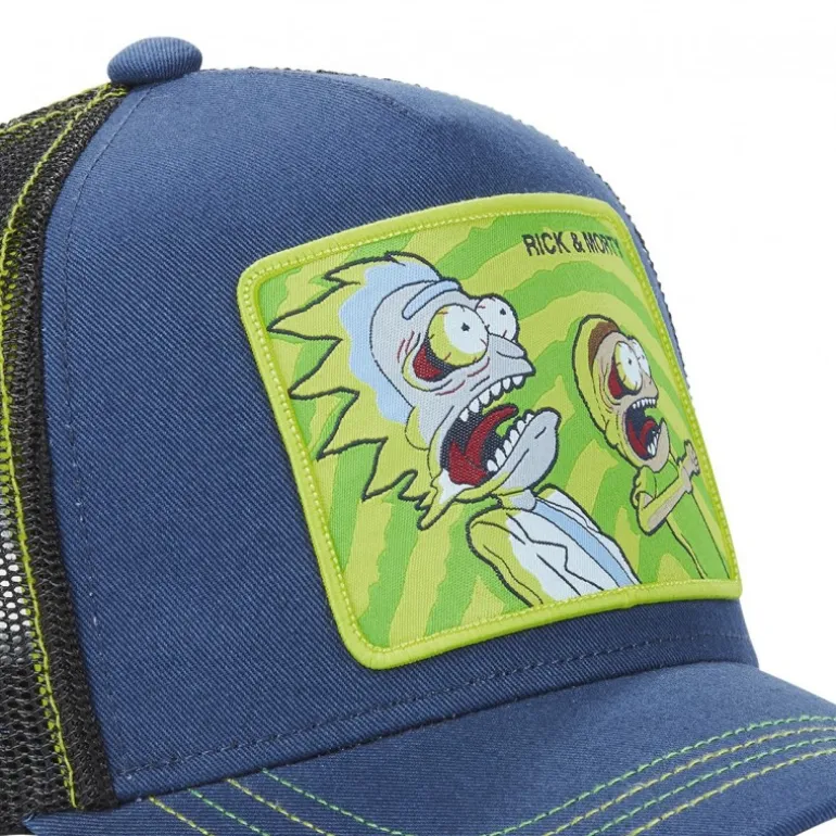 Casquette Trucker Rick And Morty Snapback Bleu Capslab
