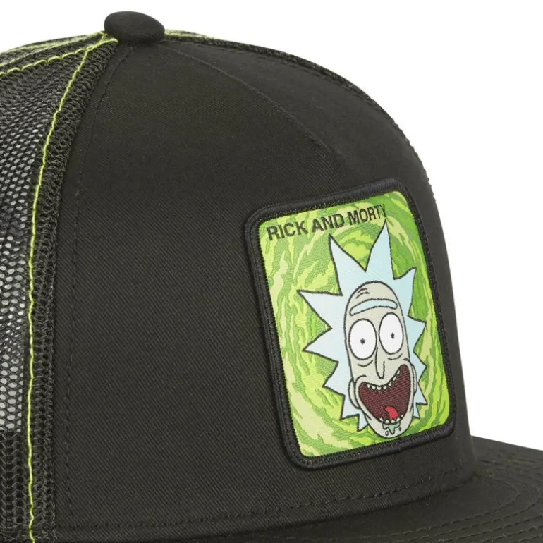 Casquette Trucker Rick And Morty Snapback Noir Capslab