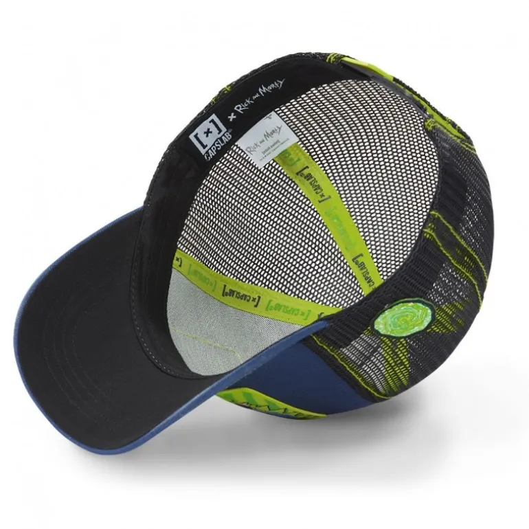 Casquette Trucker Rick And Morty Snapback Bleu Capslab