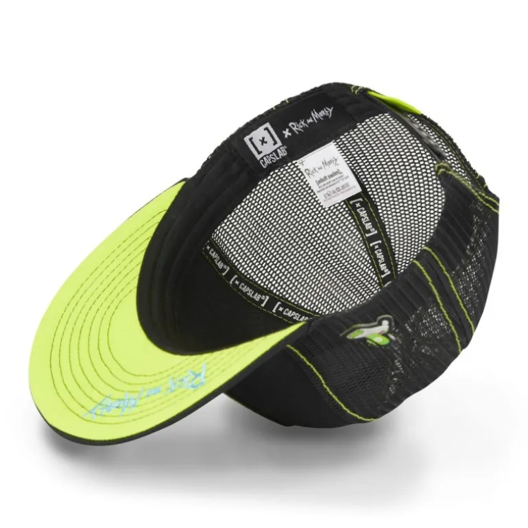 Casquette Trucker Rick And Morty Snapback Noir Capslab