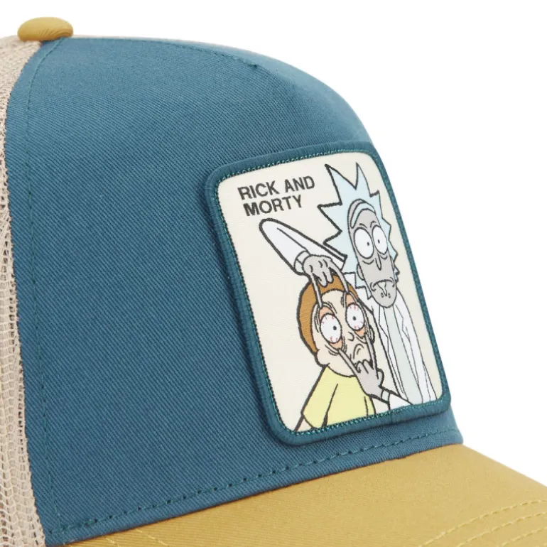 Casquette Trucker Rick Et Morty Snapback Bleue - Capslab