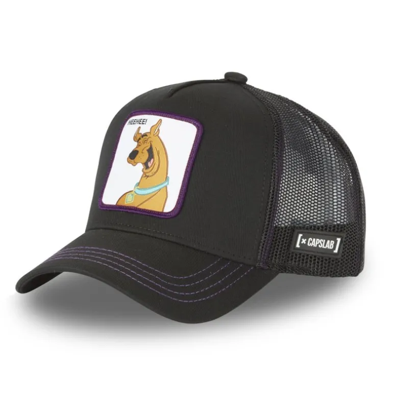 Casquette Trucker Scooby-Doo Snapback Noir Capslab