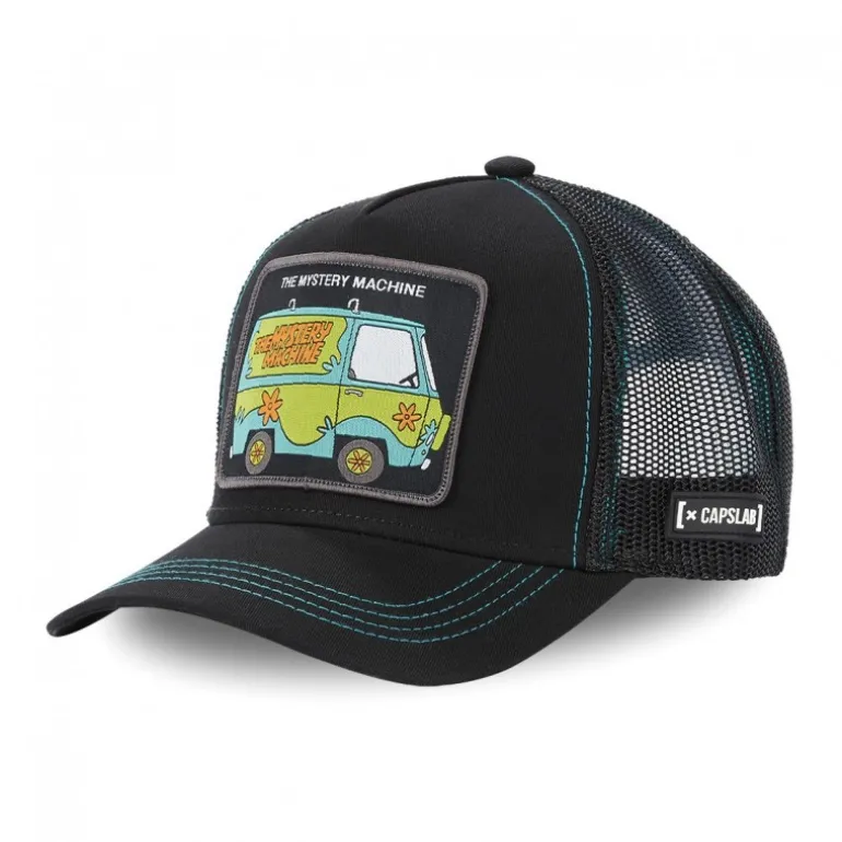 Casquette Trucker Scooby-Doo Snapback Noir Capslab