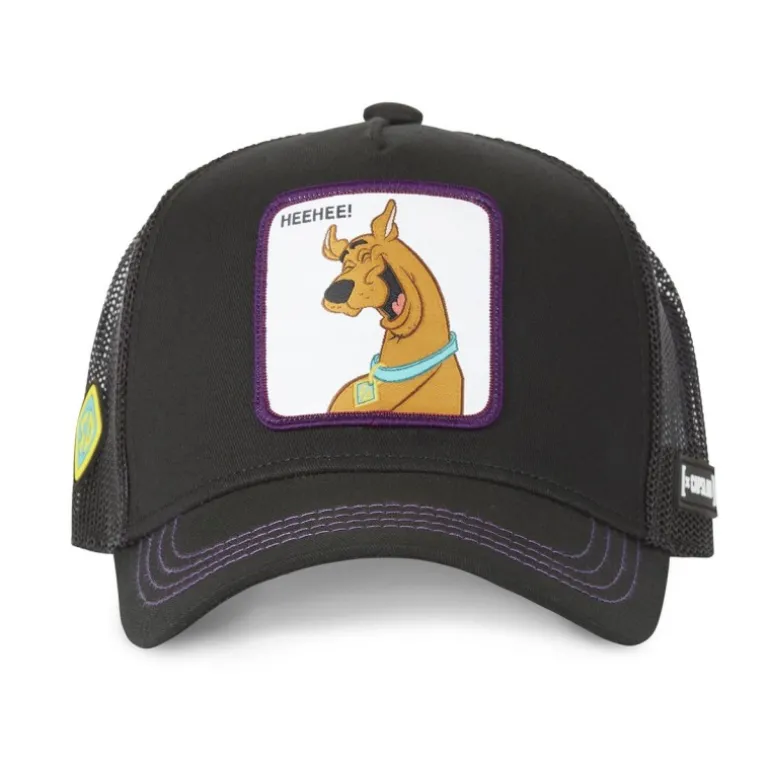 Casquette Trucker Scooby-Doo Snapback Noir Capslab