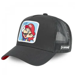 Casquette Trucker Super Mario Snapback Noir Capslab