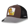 Casquette Trucker Tom And Jerry Snapback - Marron - Capslab