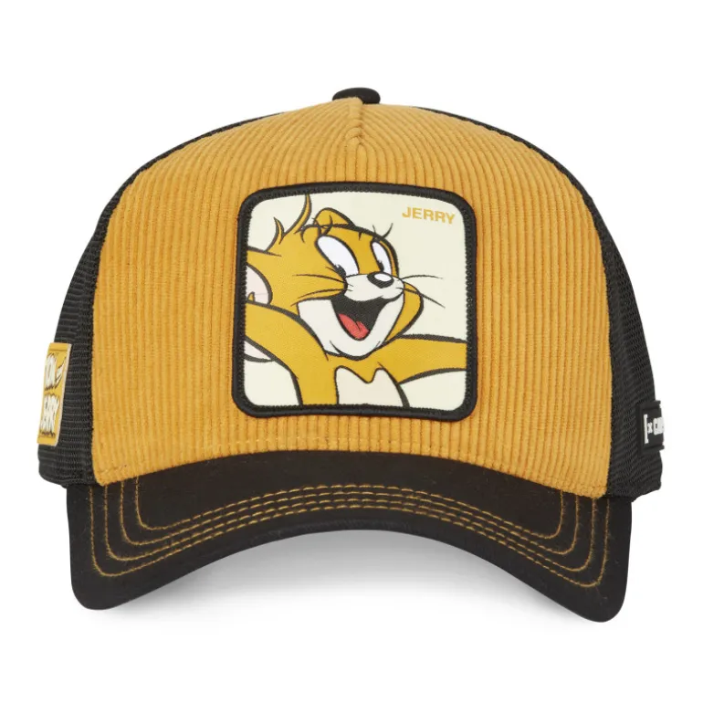 Casquette Trucker Tom And Jerry Snapback - Marron - Capslab