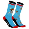 Paire de chaussettes tennis Bleu dépareillées One Piece - Capslab