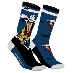 Paire de chaussettes tennis dépareillées Lucky Luke - Capslab