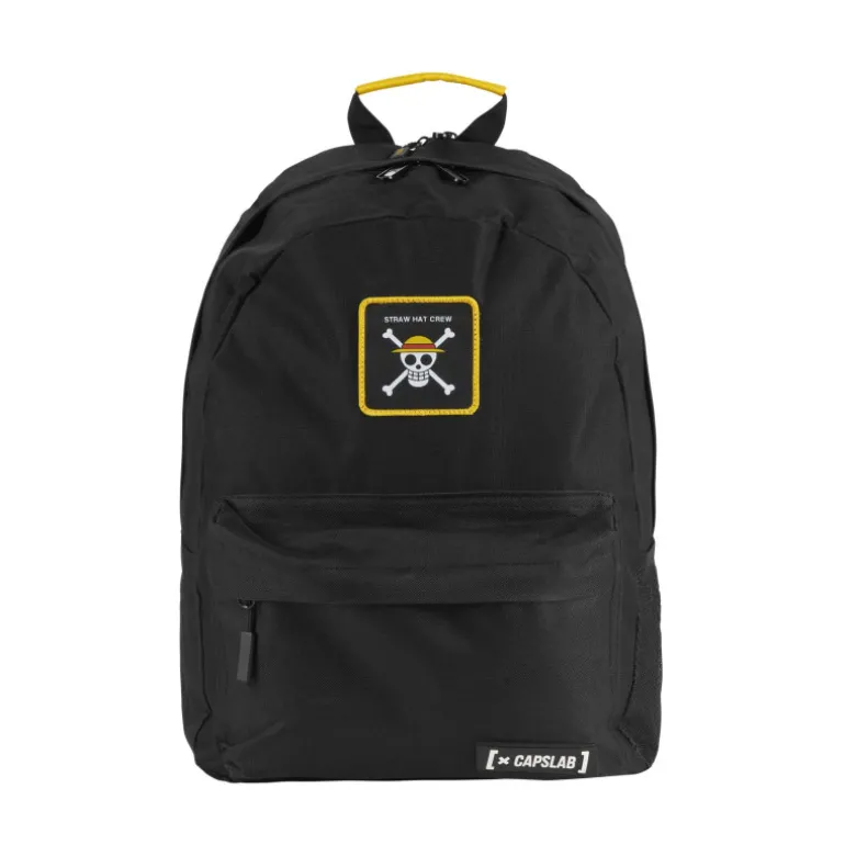 Sac à dos noir borne ordinateur One Piece Jolly Roger - Capslab