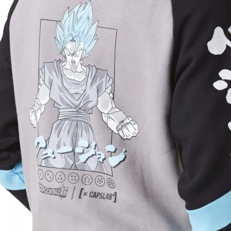 Sweat Dragon Ball Super Vegetto Homme Gris Capslab