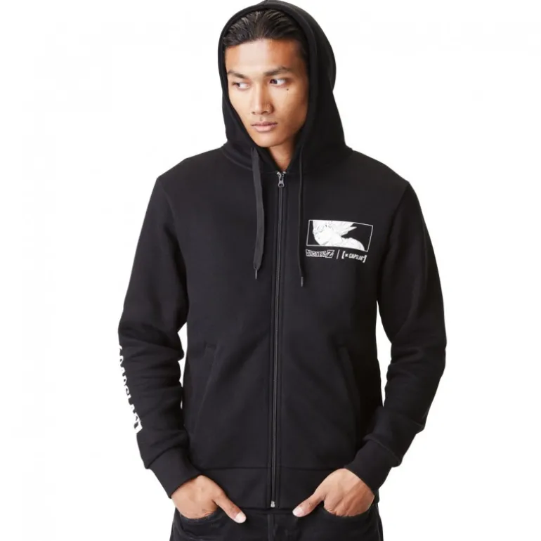 Sweat Dragon Ball Z Vegeta Homme Noir Capslab
