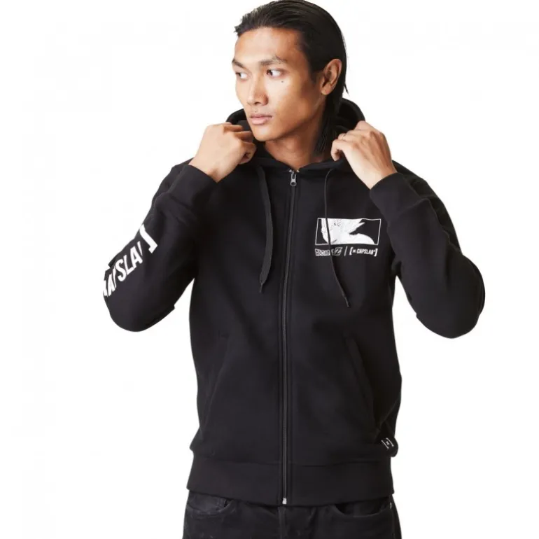 Sweat Dragon Ball Z Vegeta Homme Noir Capslab