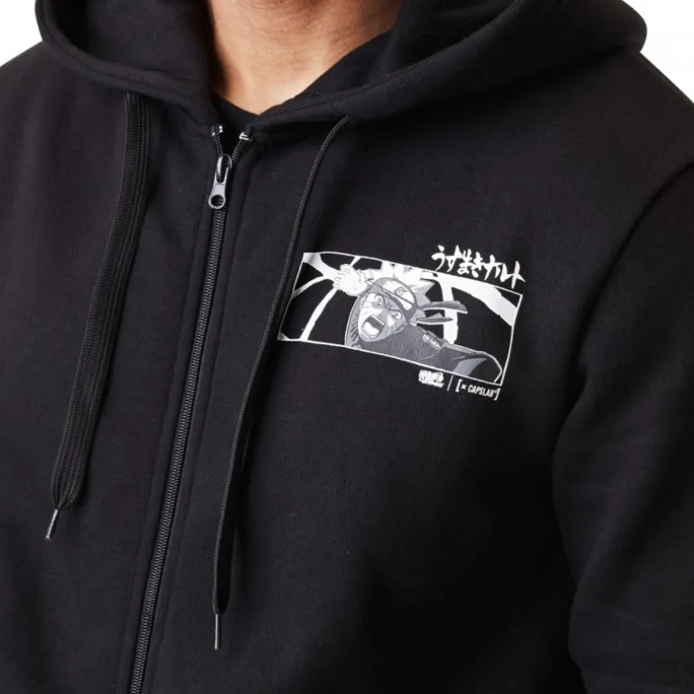 Sweat Naruto Shippuden Homme Noir Capslab