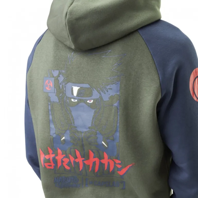 Sweat Naruto Shippuden Kakashi Homme Vert Capslab
