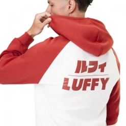 Sweat One Piece Luffy Homme Rouge Capslab