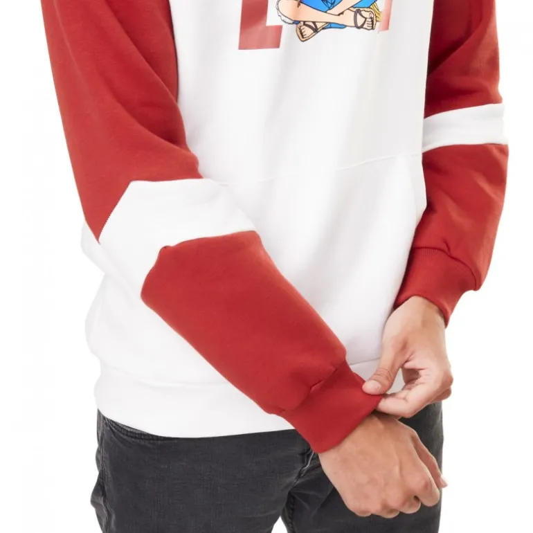 Sweat One Piece Luffy Homme Rouge Capslab
